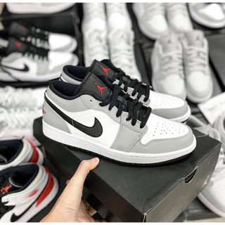 Giày Jordan cổ thấp nam nữ màu ghi xám ❤️ Giày thể thao nam nữ sneaker Jordan thấp cổ ghi xám Full Box.VyVy_Sneaker_113
