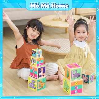 Đồ Chơi Tháp Xếp Chồng Bụng bự, gồm 10 hình khối thú vị cho bé học thông minh chơi hết mình