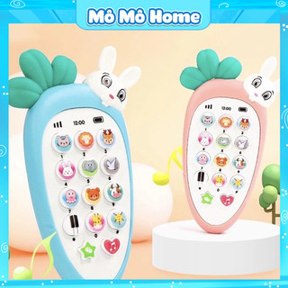 Điện thoại đồ chơi Cỡ Lớn, Có gặm nướu, Phát sáng, nhiều giai điệu vui nhộn - Mô Mô Home