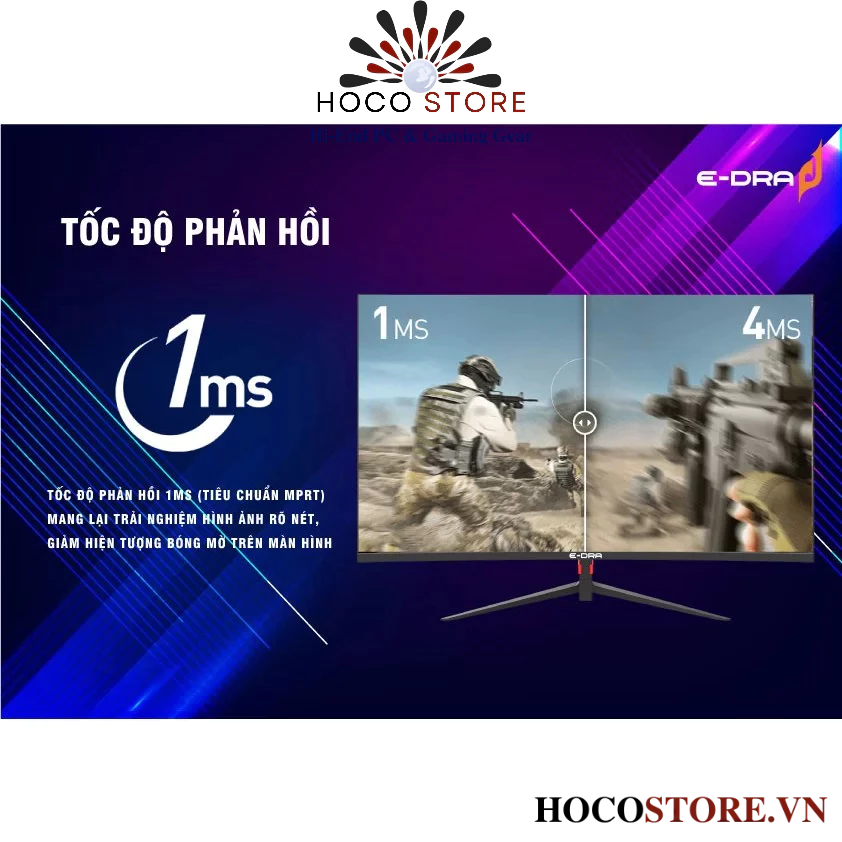 Màn hình PC Gaming EDRA EGM27C240s - 27 inch IPS FHD 240Hz - BH 24 tháng | BigBuy360 - bigbuy360.vn