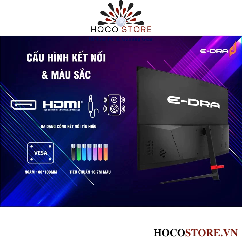 Màn hình PC Gaming EDRA EGM27C240s - 27 inch IPS FHD 240Hz - BH 24 tháng | BigBuy360 - bigbuy360.vn