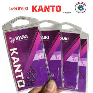 Lưỡi câu Ryuki Kanto không ngạnh vỉ 20c, form lưỡi rô ,thép cao cấp không dỉ cứng cáp