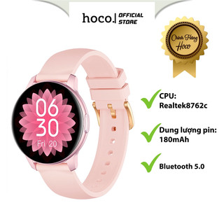 Đồng Hồ Thông Minh Smartwatch Hoco Y6, Thời Trang Nữ, Chống Nước IP68, Bluetooth 5.0, Theo Dõi Sức Khỏe, Nhịp Tim.
