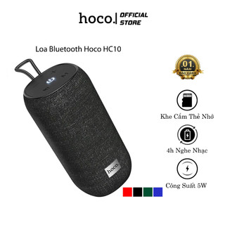 Loa bluetooth mini hoco hc10, hỗ trợ khe cắm thẻ nhớ, usb, âm thanh sống động, 4h nghe nhạc, công suất 5w.