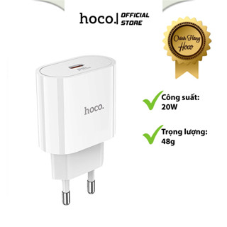  Củ Sạc Nhanh Hoco C94A PD 20W Chính Hãng Lõi Đồng Cao Cấp Chất Liệu Nhựa ABS Chống Cháy Sạc Ổn Định. 