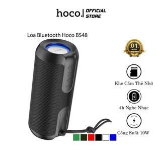  Loa Bluetooth Di Động Thể Thao Hoco BS48 Hỗ Trợ Khe Cắm Thẻ Nhớ USB 5H Nghe Nhạc Công Suất 10W - BH 12 Tháng 