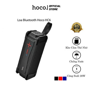  Loa Bluetooth Thể Thao Hoco HC6 Chống Nước Công Suất 20W Âm Thanh Sống Động Hỗ Trợ Khe Cắm Thẻ Nhớ - BH 12 Tháng. 