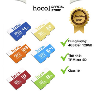  Thẻ Nhớ Micro SD Hoco 4GB 8GB 16GB 32GB 64GB 128GB Class 10 Chính Hãng 