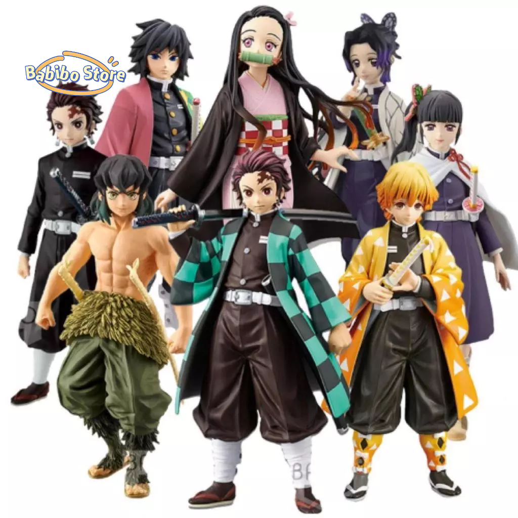 ⚡️𝗙𝗥𝗘𝗘𝗦𝗛𝗜𝗣⚡️ Mô Hình Kimetsu No Yaiba figure Demon Slayer Tanjirou, Kyoujurou, Zenitsu cực ngầu