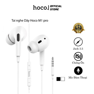 Tai Nghe Dây Hoco M1 Pro, Có Mic Đàm Thoại, Cách Âm, Hỗ Trợ Gaming Phone, Chất Liệu TPE Siêu Bền, Dài 120cm,.