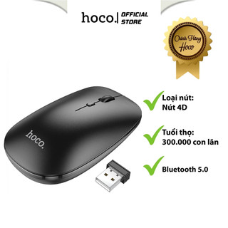  Chuột Máy Tính Không Dây Hoco GM15 Tuổi Thọ Cao 300.000 con lăn Tương Thích Với Nhiều Dòng Máy Bluetooth 5.0. 