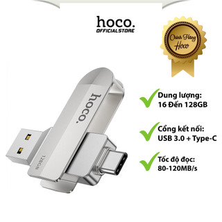  USB 3.0 OTG Hoco UD10 2 Cổng Kêt Nối TypeC và USB 3.0 Tốc Độ Truyền Dữ Liệu Nhanh  Nhỏ Gọn Vỏ Kim Loại Cao Cấp 