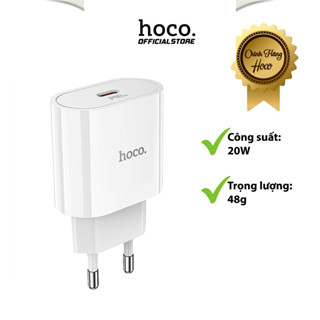 Củ Sạc Nhanh Hoco C94A PD 20W, Chất Liệu PC Chống Cháy, Nhỏ Gọn, Sạc Ổn Định, Tinh Thẩm Mỹ Cao.