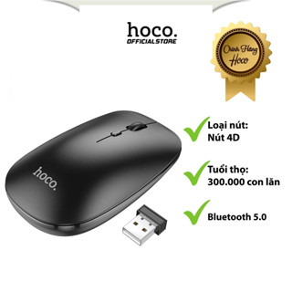 Chuột Máy Tính Không Dây Hoco GM15, Bluetooth 5.0, Tuổi Thọ Cao, Tương Thích Với Nhiều Dòng Máy -  Bảo hành 12 tháng