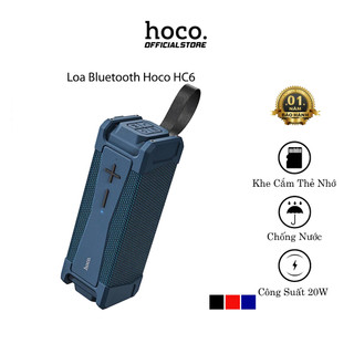  Loa Bluetooth Thể Thao Hoco HC6 Chống Nước 2 Loa Công Suất 10W Âm Thanh Sống Động Hỗ Trợ Khe Cắm Thẻ Nhớ. 