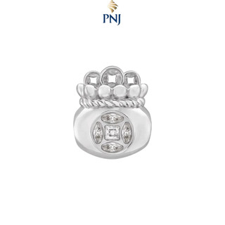 Hạt charm bạc đính đá cz pnjsilver xmxmw060411