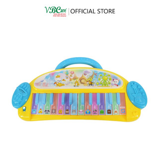Đồ chơi đàn organ dùng pin có piano bài hát mô phỏng, nhỏ gọn tặng kèm pin VBC-766A