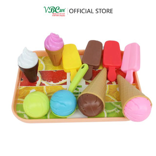 Đồ chơi các loại bánh và kem màu sắc tươi sáng phát triển trí tưởng tượng VBCare