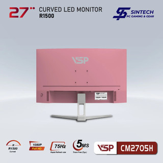Màn hình gaming vsp cong cm2705h 27 inch, full hd, va, 75hz, 6ms, cong