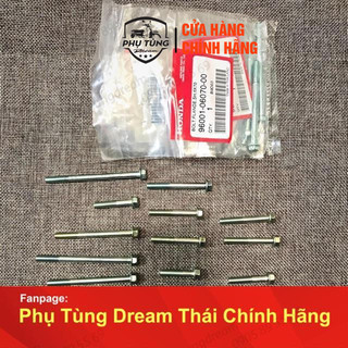 Combo bộ ốc bắt bưởng máy xe dream - Honda Thái Lan