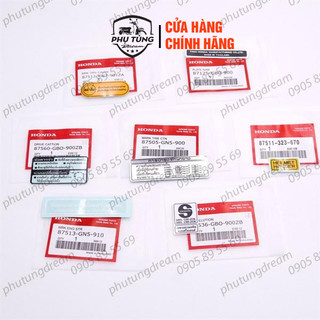 Bộ 7 tem thông số dream thái (loại đẹp)