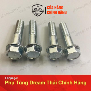 Combo bộ 4 ốc giảm xóc trước dream số 10 Honda Việt Nam 958011004500