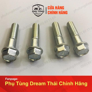 Combo bộ 4 ốc bắt giảm xóc trước dream - Honda Thái Lan