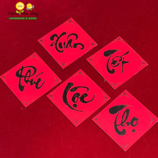 Chữ Tết, chữ thư pháp Xuân/Tết/Phúc/Lộc/Thọ trang trí Tết