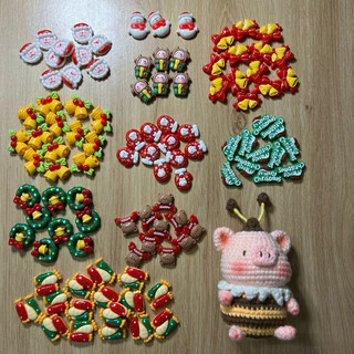 Charm Noel trang trí cây thông - Set 10 charm, 20 charm