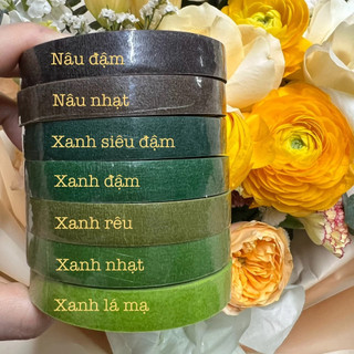 Băng dính sáp, băng dính quấn cành hoa giả, băng keo sáp làm hoa handmade