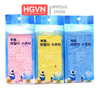 Bông tắm Miếng kỳ ghét siêu sạch Hàn Quốc #C5