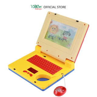 Đồ chơi máy tính laptop cho bé, máy tính bảng có chuột kèm đèn led phát nhạc