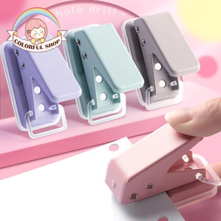  Dụng cụ bấm lỗ giấy mini đục lỗ giấy đơn làm sổ còng bullet journal văn phòng phẩm phong cách Hàn Quốc 