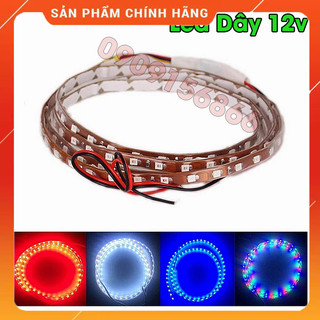 Led dây chống nước 12v - 45cm - 90cm - không nháy - Có nháy đuổi / Gắn xe máy , xe điện , ô tô, trang trí, thiết kế