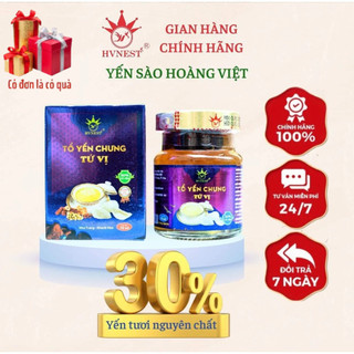 10tặng 1 tổ yến sào chưng tứ vị hoàng việt chưng sẵn 70ml chính hãng nha trang khánh hòa cho người già, người ốm