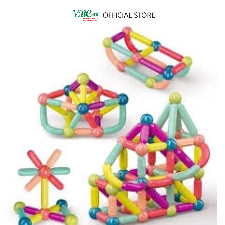 Bộ xếp hình nam châm - đồ chơi xếp hình nam châm cho bé, giáo dục và phát triển trí tuệ