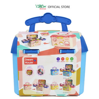 Bộ đồ chơi đất nặn dạng nhà mini