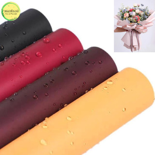 Xả 5 xấp giấy gói hoa trơn đặc Hàn quốc mika lì đặc gấm lì Hàn dày sịn xấp 20 tờ 60x60cm bó hoa sáp hoatươi gói quà