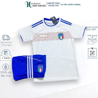 Quần áo đá banh ĐT ITALIA mùa 2023 hàng cấp màu trắng
