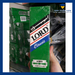 Dao Tem LORD Cạo Râu Đẹp (Hộp 200 Lưỡi)