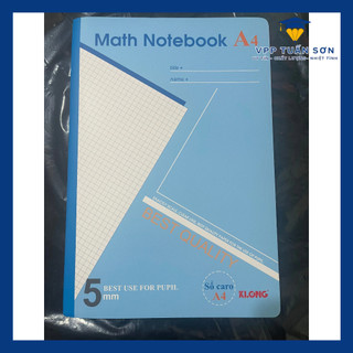 Giáo Án Caro Klong A4 Math Notebook - 200 trang - Ms: 298