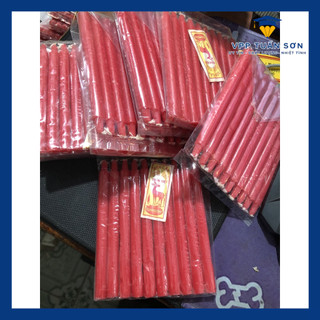 Bó 100 Cây Nến Thắp Hương Đỏ To 10.5cm
