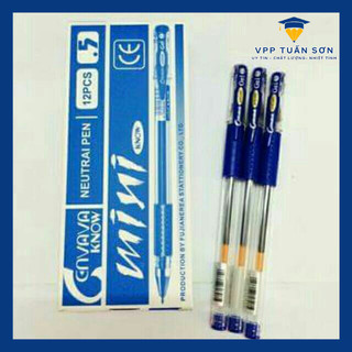Bút Bi Nước Mini Nét 0.5mm Các Màu (Hộp 12 Cái) Đẹp