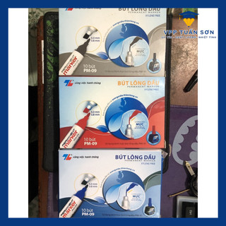 [xịn ] Bút dạ dầu - Bút lông dầu PM-09 (10 cái/1 hộp)