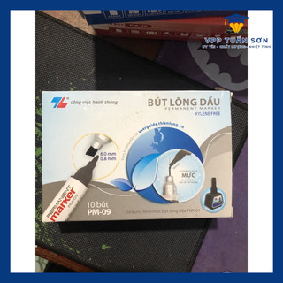 [xịn ] Bút dạ dầu - Bút lông dầu PM-09 (10 cái/1 hộp)