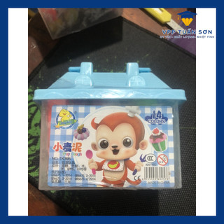 Hộp Đất Nặn Hình Nhà 14 Màu