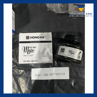 Mực hồng hà bút máy các màu