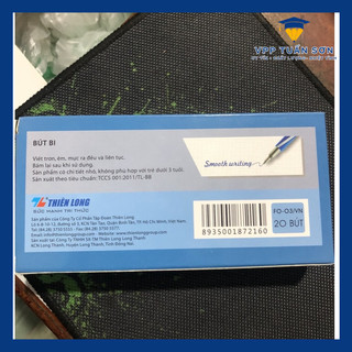 Bút Bi TL FO-03 Nét 0.5mm Viết Trơn (Hộp 20 Cái) Đẹp
