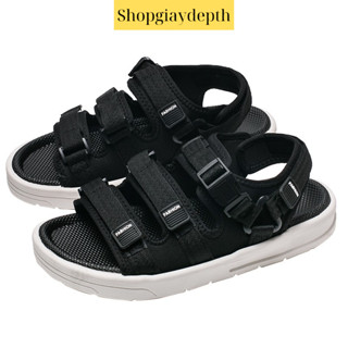 Dép sandal 3 quai ngang nam nữ thời trang học sinh đế cao su đi cực êm siêu bền chắc trắn TH-58