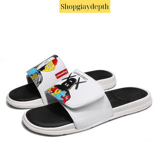 Dép đôi nam nữ unisex Kaws x Susame Street cực chất - Dép thời trang phong cách ulzzang hàn quốc cao cấp đi êm chân TH73